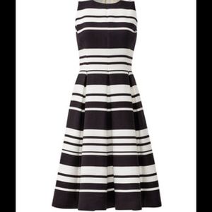Kate Spade black and cream crepe dress. NWOT
